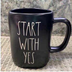 NWT Rae Dunn START WITH YES Mug